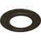Ekena Millwork Claremont Ceiling Medallion (Canopies up to 7"), 10 5/8"OD x 5 3/4"ID x 1/2"P, Stone Hearth Crackle CM10CLSHC - alternate 2
